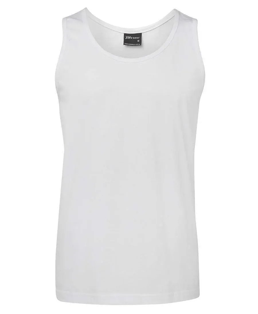JB'S Cotton Singlet 1S Casual Wear Jb's Wear White S